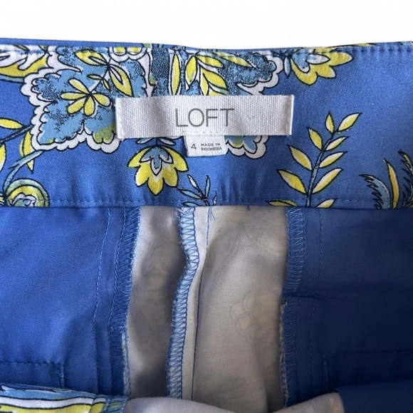 Loft- Trellis Garden Rivera Shorts with 4 Inch Inseam size 4 - Picture 6 of 6